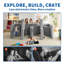 Canapé Chesterle Kids Play, canapé modulaire multifonctionnel 12 en 1 pour jouer, créer et dormir-415954867-459739331