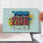 Ambesonne YOLO Cutting Board Large Size Cartoon Style Life Message Multicolor