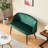 Remeika Fabric 47.2'' Reception Loveseat-1791408086