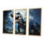 Ancien dinosaure bleu et gris I - art mural dinosaure-2100060955-2100060959