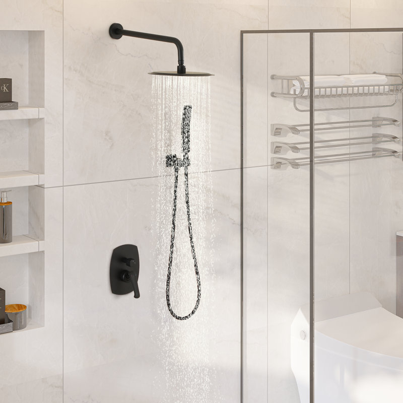 Système de douche complet avec valve brute