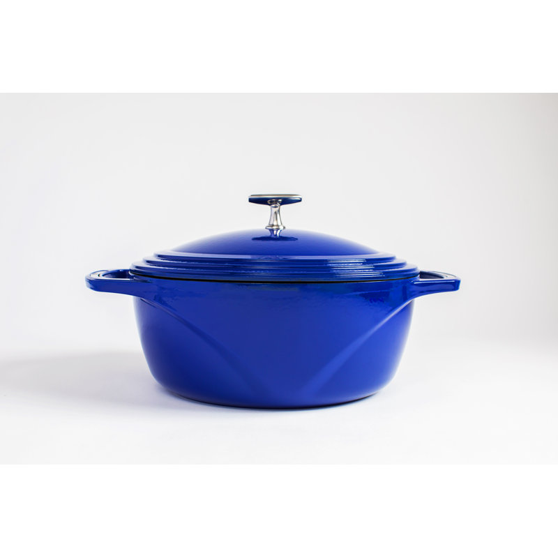 Lodge USA Enamel™ Dutch Oven, Smooth Sailing, 7.50 qt