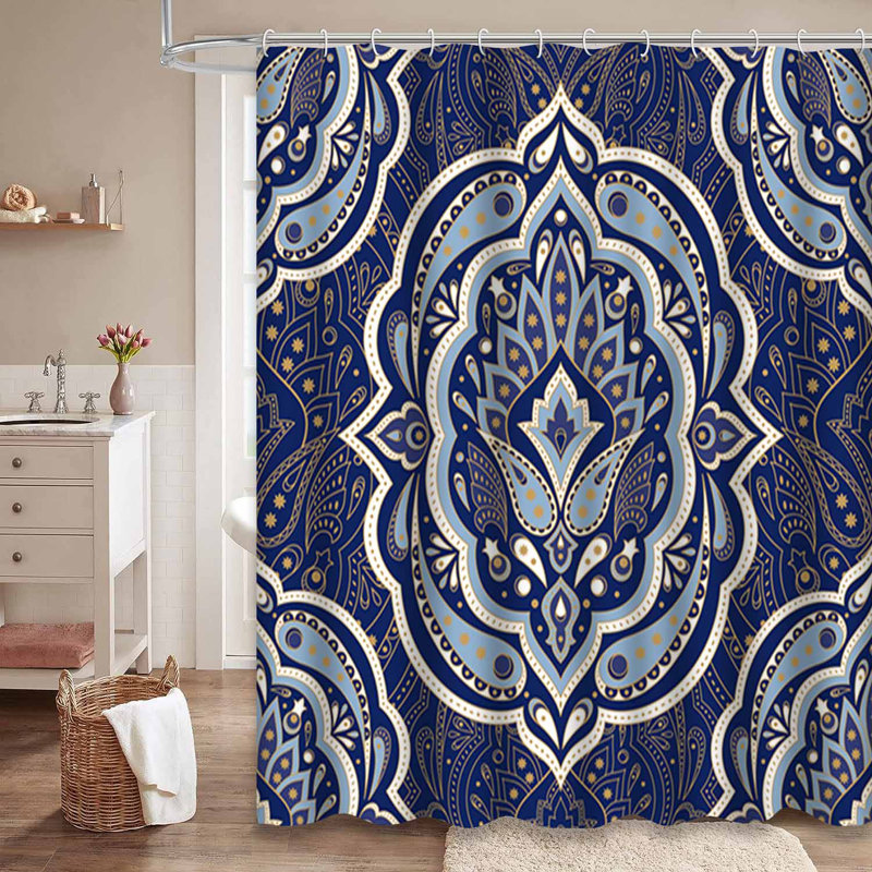 Rideau de douche Floral, L 72 po x l 72 po