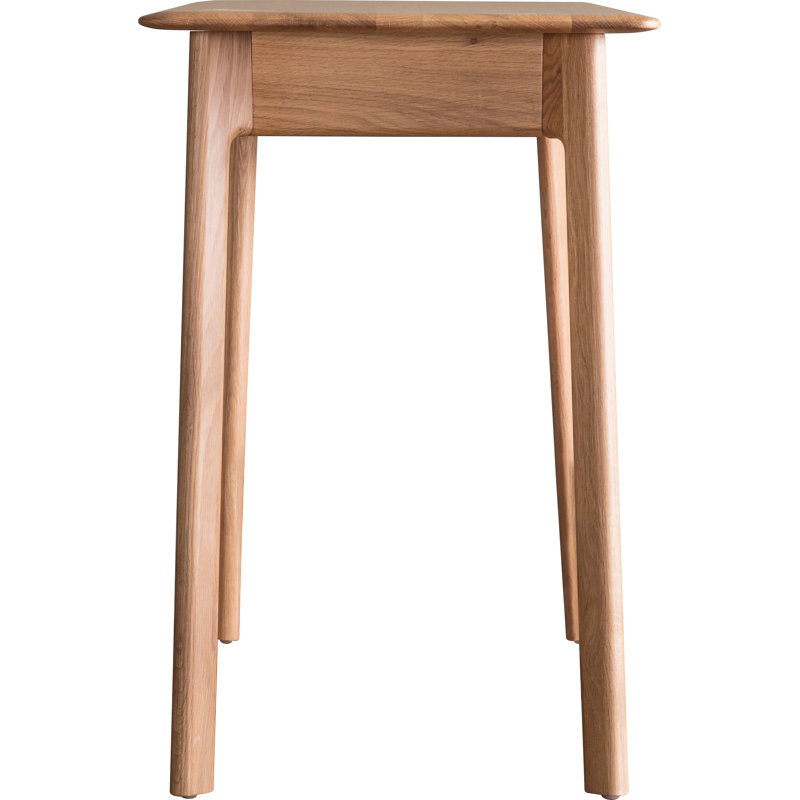 Cade Solid Wood Solid Wood Writing Desk, Oak