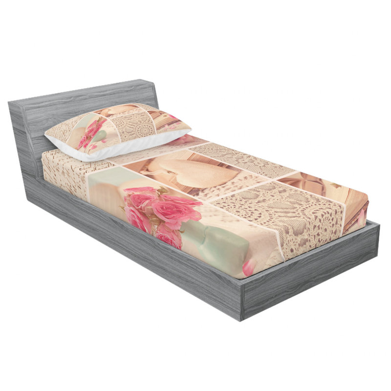 Microfiber Sheet Set, Twin XL Sheet Set with Fitted Sheet