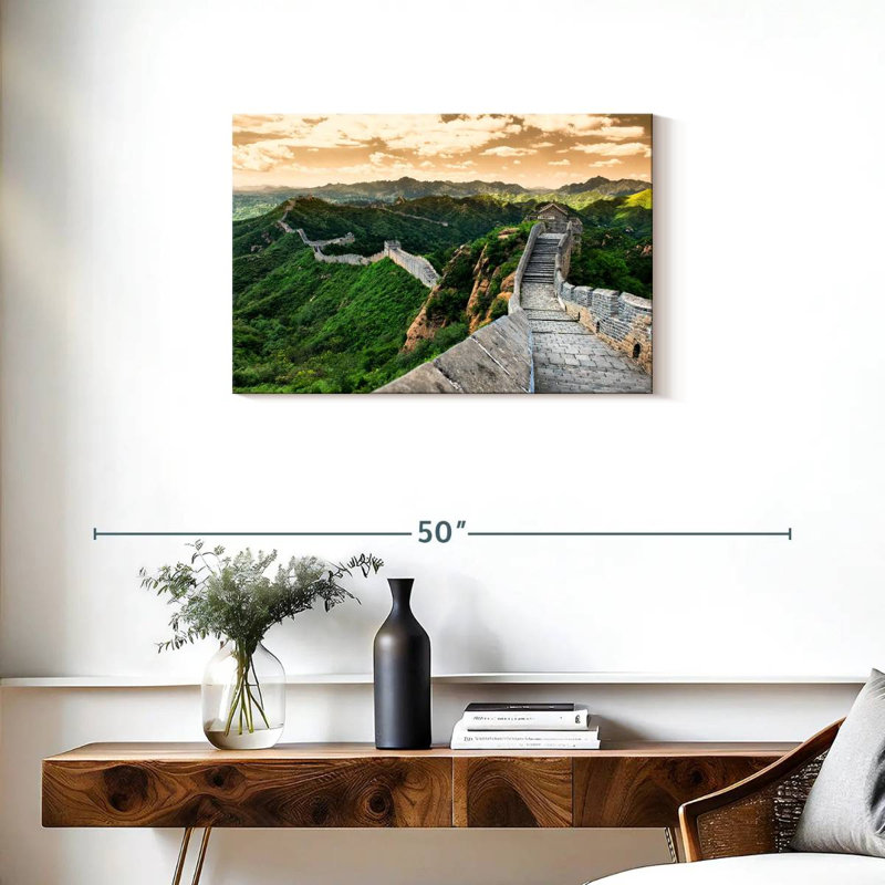Ravi, grande muraille de Chine V, H 20 po x l 30 po