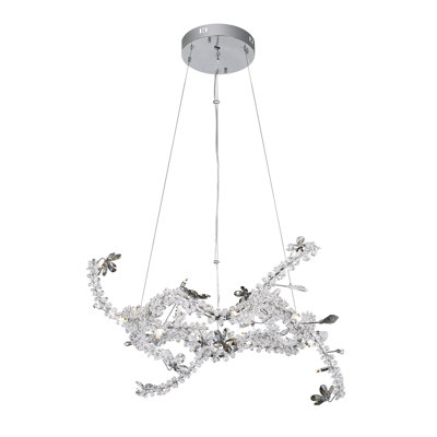 Lustre en cristal 20 lumières Kiley Eclectic