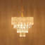 Lustre tambour en cristal 3 lumières Ether
