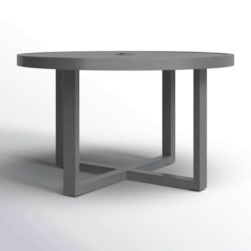 Redondo Outdoor Round Dining Table, 29'' H x 50" W x 60'' L