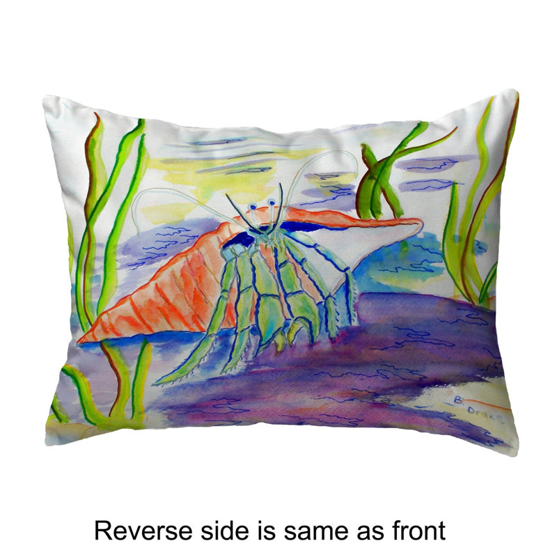  Coussin lombaire intérieur / extérieur Hermit Crab, 11 po x 14 po