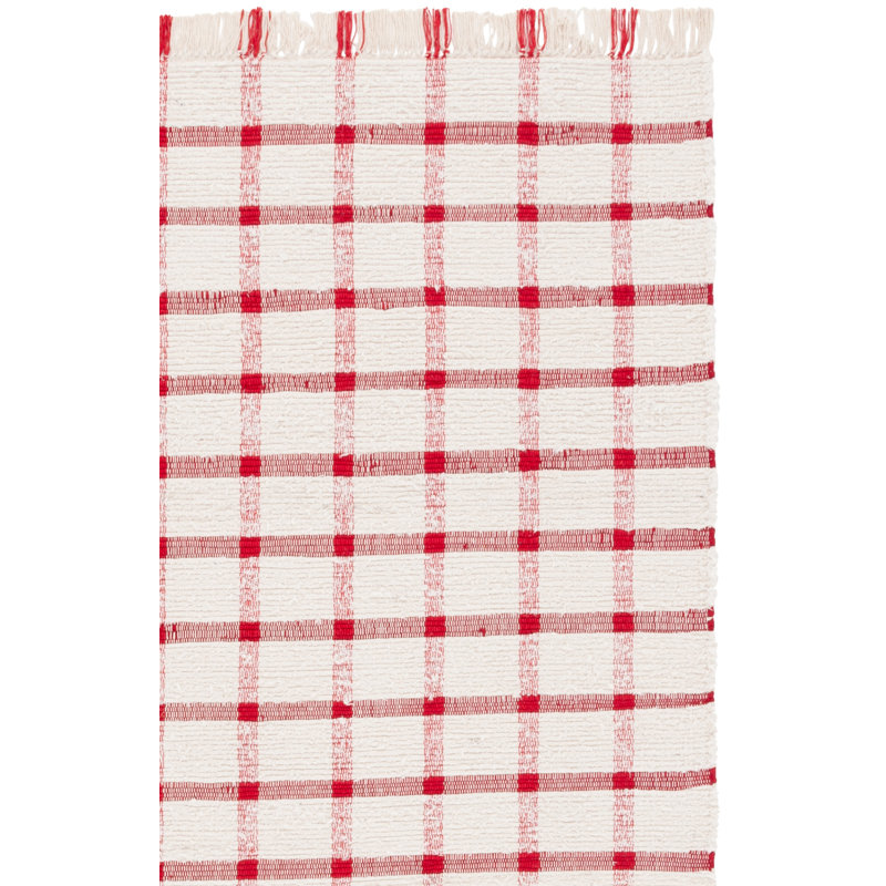 Tapis Montauk 322 ivoire / rouge, Rectangle 6 pi x 9 pi