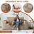 63" Corduroy Loveseat Sofa, 3-Seater Cloud Couch, Boneless Couch in a Box, Comfy Deep Seat Sofa with Memory Foam, Pillows and Wide Armrests, Modern Small Couches for Small Spaces, No Assembly-1971329201-1971329206-1971329195
