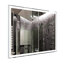 Miroir mural de salle de bain surdimensionné 60X40 pouces