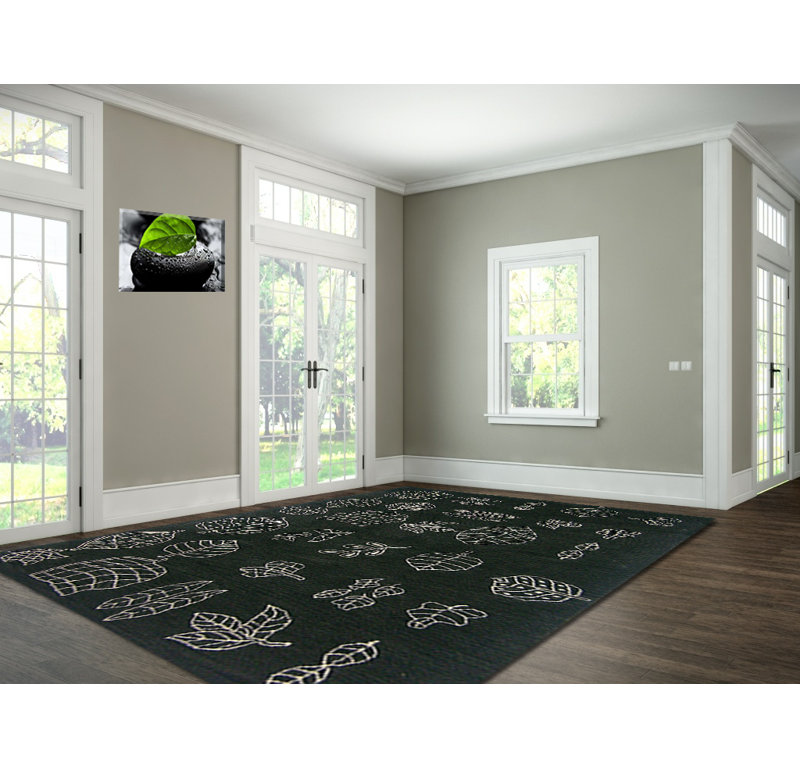 Colyt Wool Floral Indoor Rug, Rectangle 8' x 11'