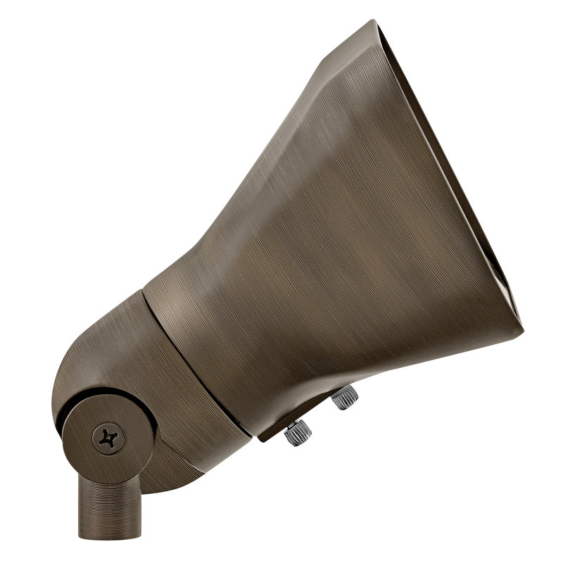 Accent 120V GU10 Outdoor Flood Light, Matte Bronze