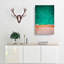 South Beach View In Miami Florida In Abstract - Wrapped Canvas-55342011