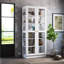 Vitrine 6 portes vitrée avec tablettes