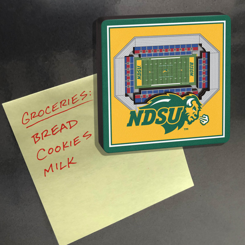 NCAA 3D StadiumView Magnets, NCAA North Dakota State Bison