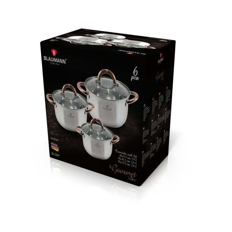 Berlinger Haus 3.6L Non-Stick Aluminium Pot Set