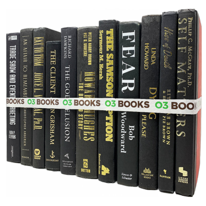 Arendje Black Decorative Books