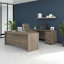 Bureau à l'avant et crédence Studio C 72 po x P 36 po avec classeur Studio C-45088778