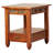 Slatestone Solid Wood End Table in Distressed Rustic Oak
