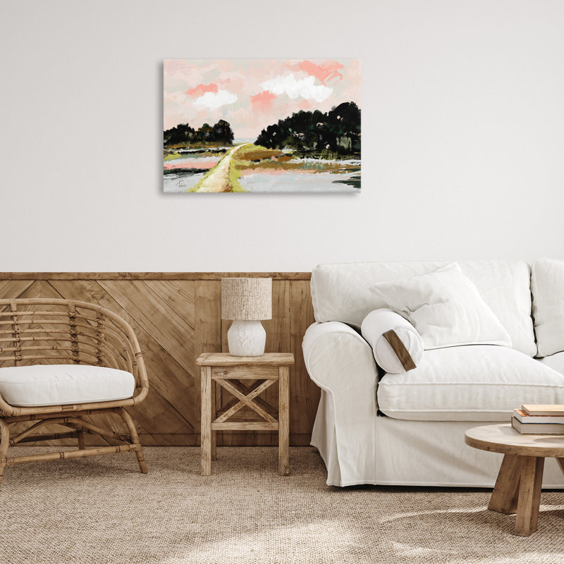 «Nature with Blush Sunrise» par Tina Finn, H 20 po x l 30 po
