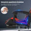 Inbox Zero Adjustable Reclining Ergonomic Swiveling PC & Racing Game Chair in Black/Red
