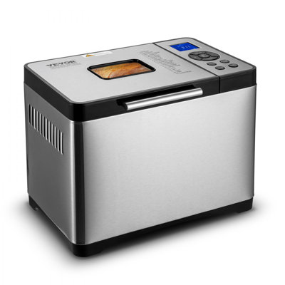 Machine à pain compacte antiadhésive 2LB 19 en 1 Machine à pain automatique 3 couleurs