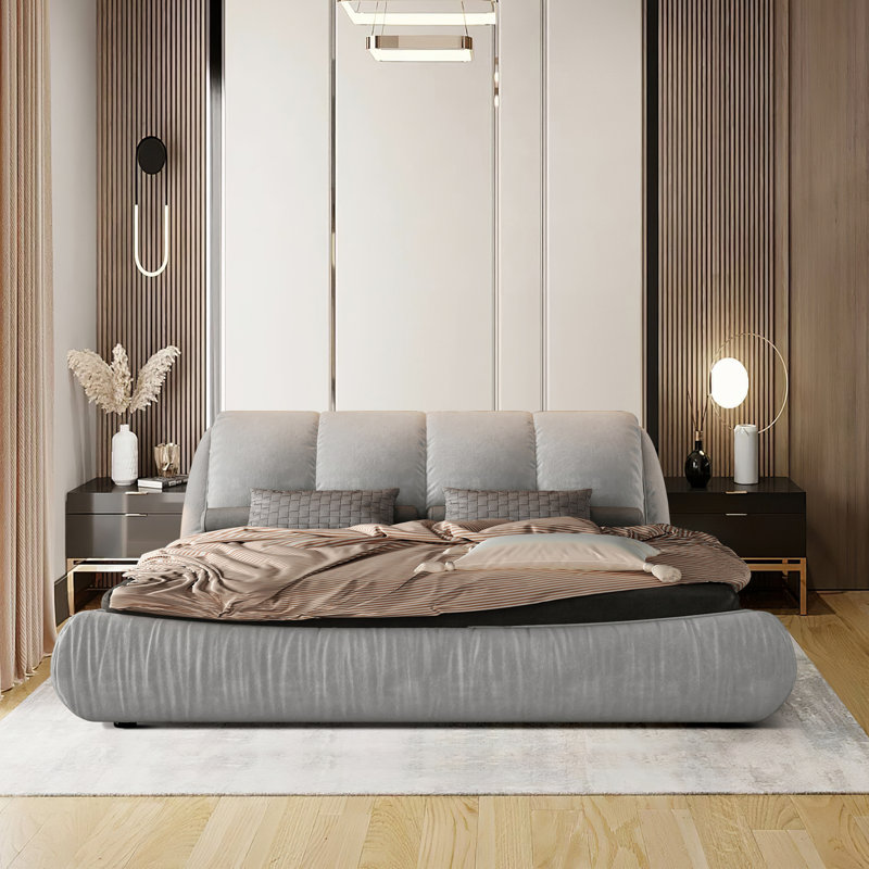 Lieselene Low Profile Standard Bed Frame, King, Black