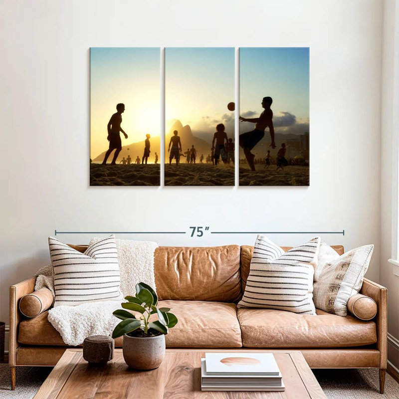 Sireci Sunset Fun Soccer, 36" H x 57" W