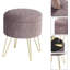Berg 35Cm Velvet Round Storage Ottoman-696505660