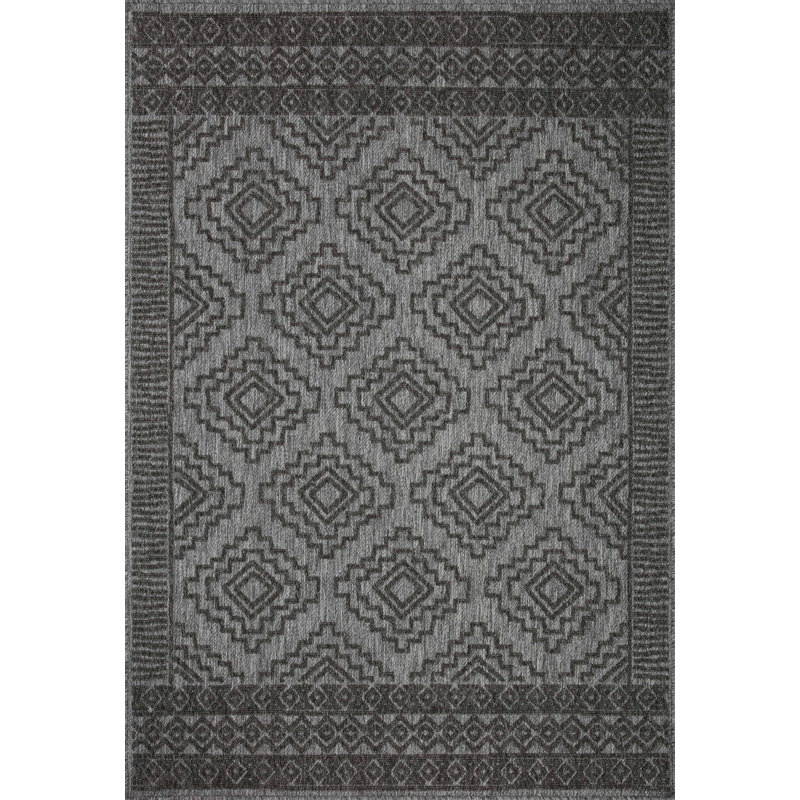 Geometric Indoor / Outdoor Rug, Rectangle 11'6" x 15'