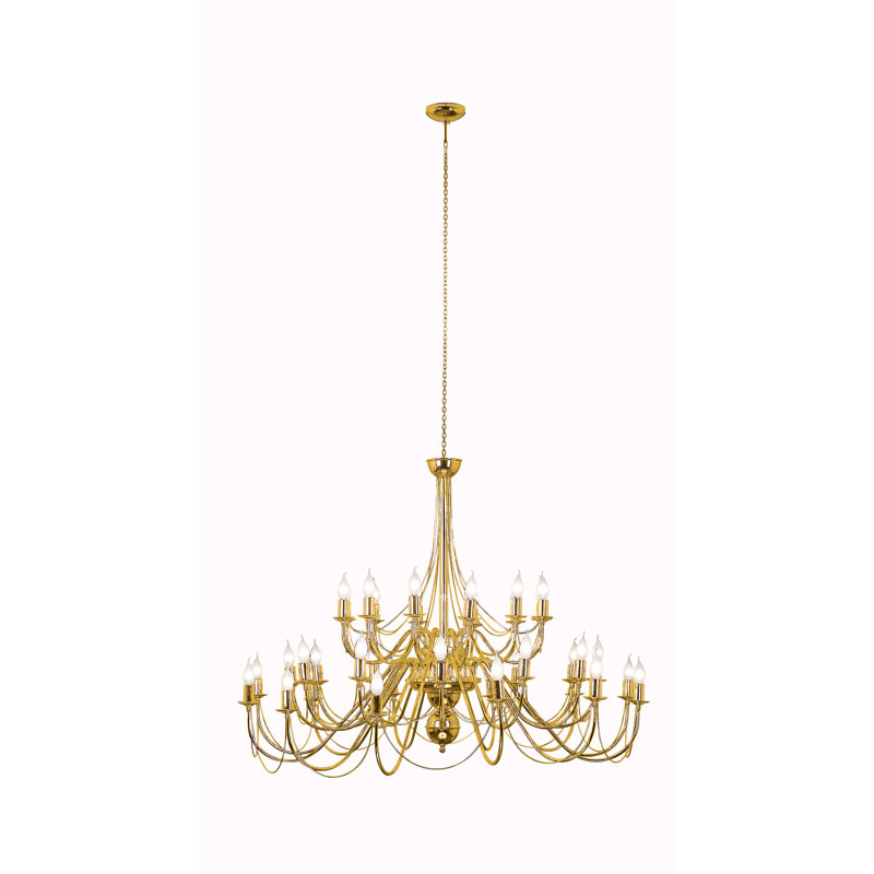 Foreside 48 - Light Sputnik Chandelier, Gold