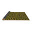 Tapis jaune/noir tissé à la machine-450801330
