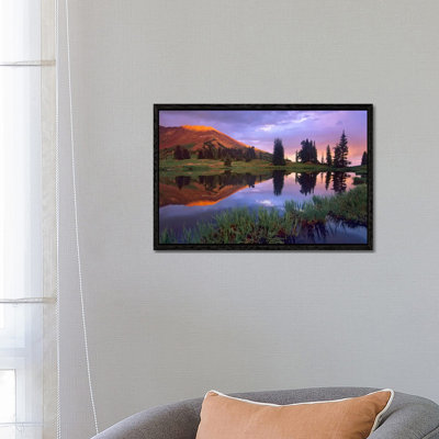 Mount Baldy At Sunset Reflected In Lake Along Paradise Divide, Colorado II by Tim Fitzharris - Gallery-Wrapped Canvas Giclée on Canvas