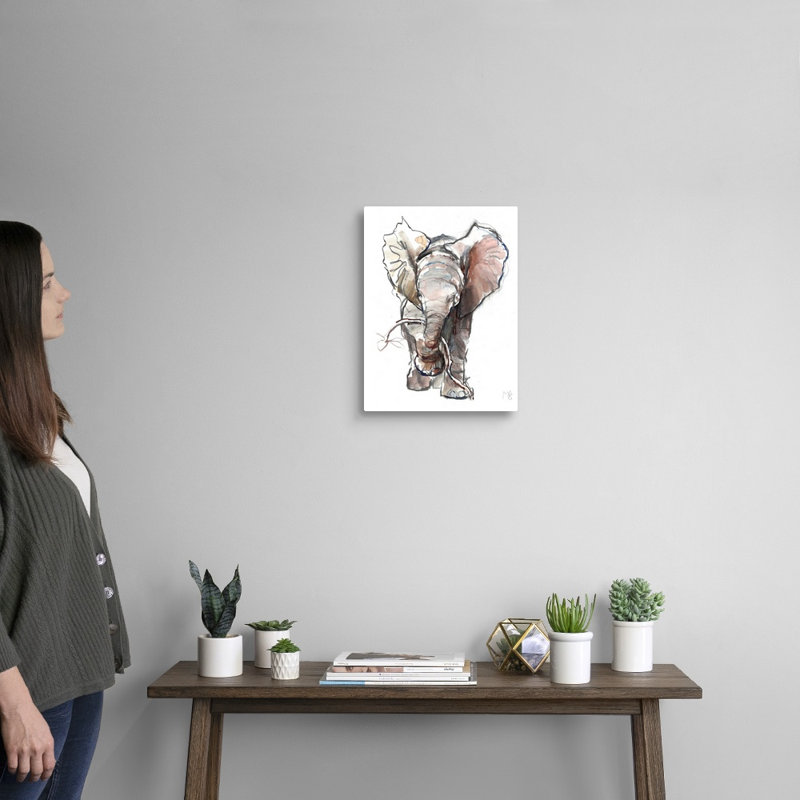 «Dumbo, 2018» par Mark Adlington, reproduction d'art sur toile, H 16 po x l 12 po x P 1,25 po, Toile tendue