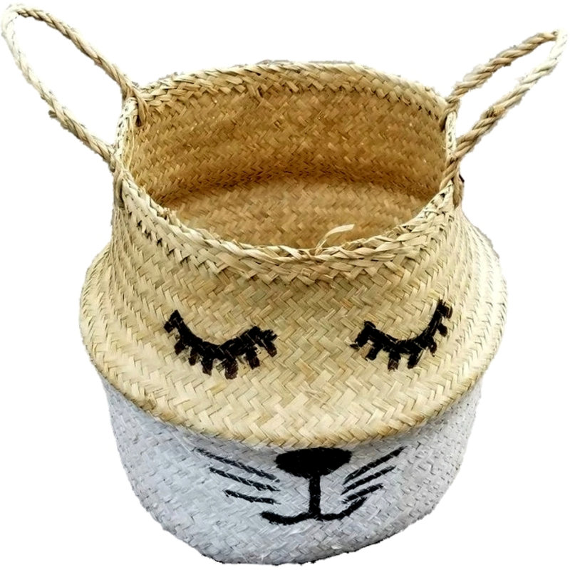 August Grove Chairworks Collection Of Seagrass Baskets Seagrass Decorative Basket