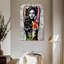 Portrait de femme grunge sur toile, ensemble de 3 pièces-1951568964
