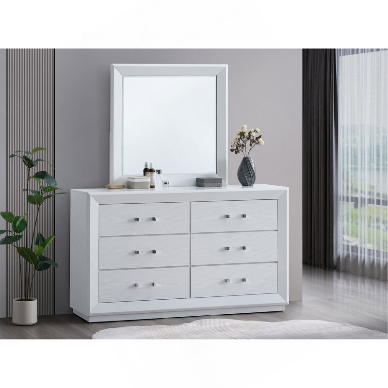 Mars G001700-D DRESSER (sans miroir), blanc