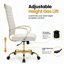 Fauteuil de bureau en cuir Humairaa-1103856403