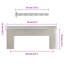 Metro Lane Cabinet Handles 10 Pcs Black 64 Mm Stainless Steel-1091514187-1091514228