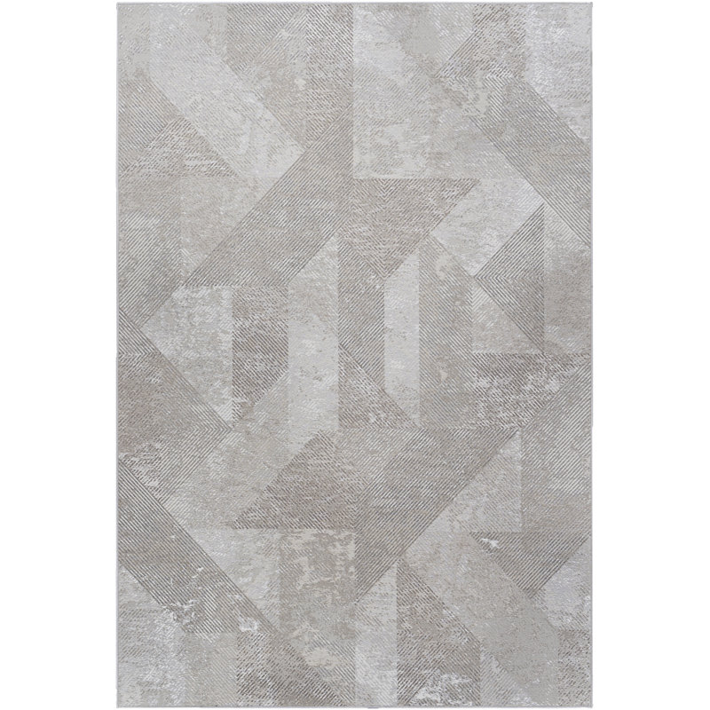 Abstract Indoor / Outdoor Rug, Rectangle 2'2" x 4'3"
