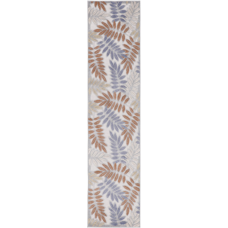 Ressie Floral Indoor/Outdoor Area Rug, Runner 2'3" x 8'