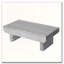 Table basse avec plateau en bois gris-228949446