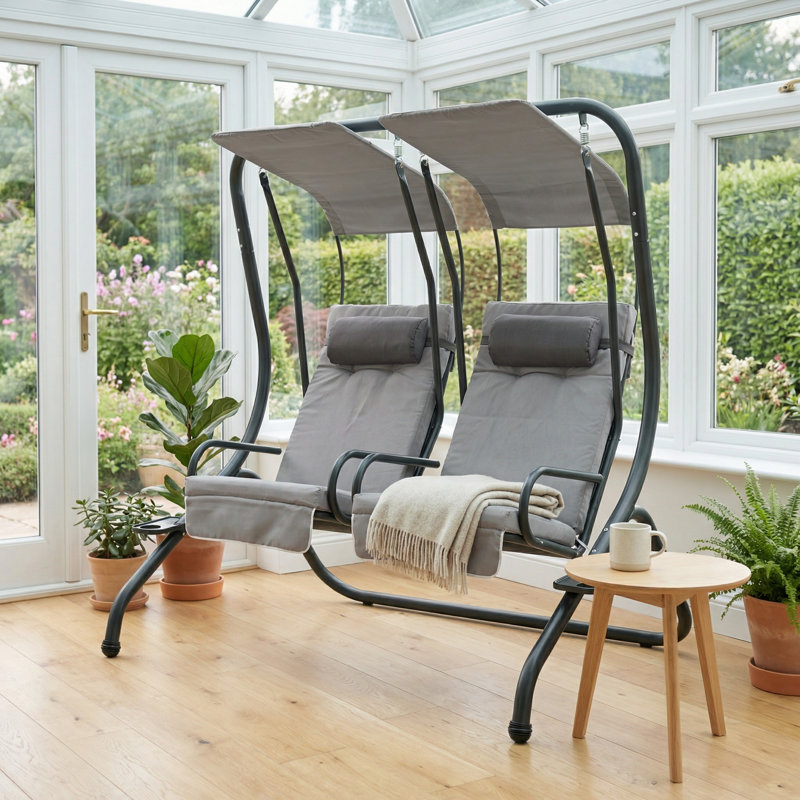 Porch Swing with Canopy
