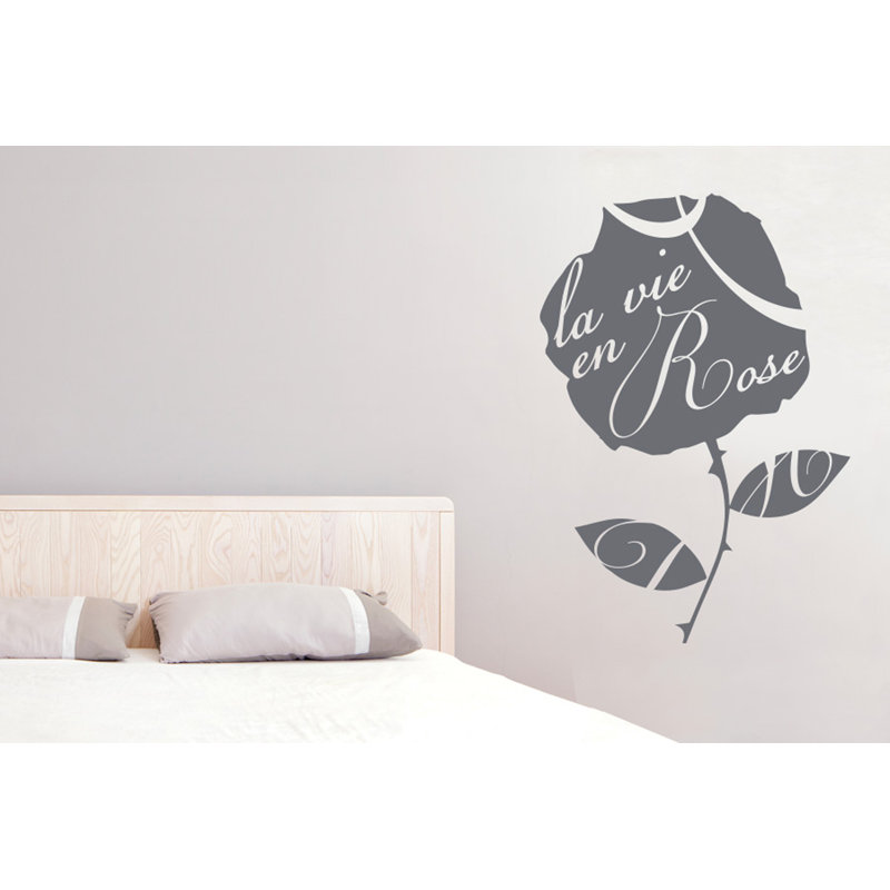 Plants & Flowers Wall Decal, Medium, Grey