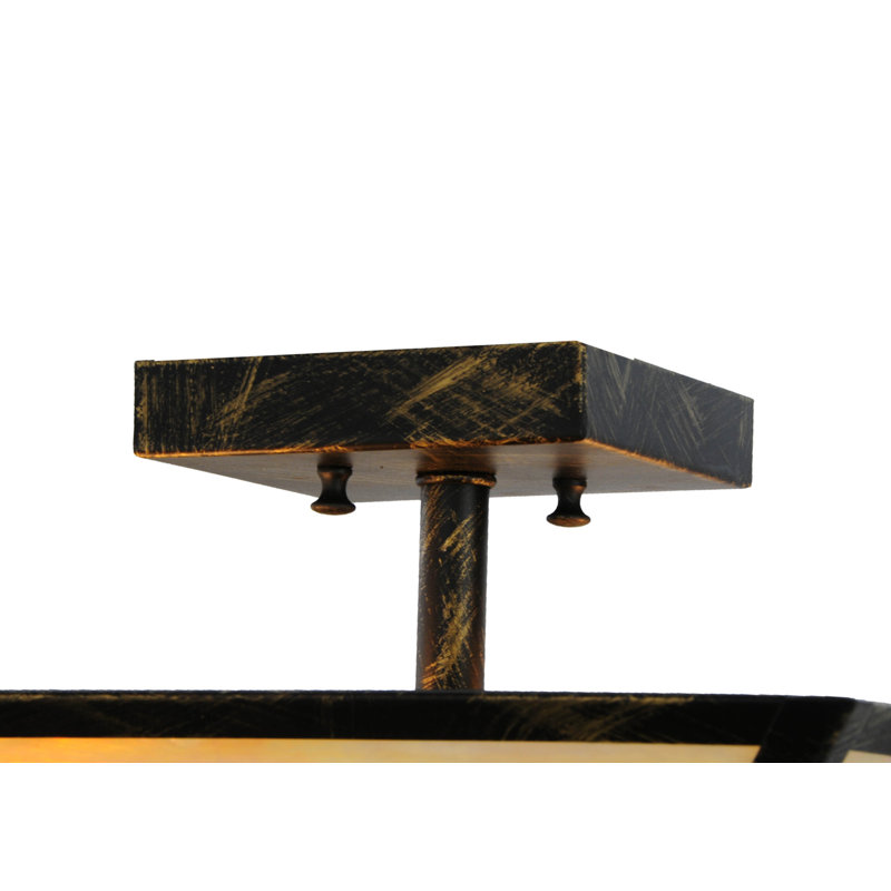 2 - Light Semi Flush Mount
