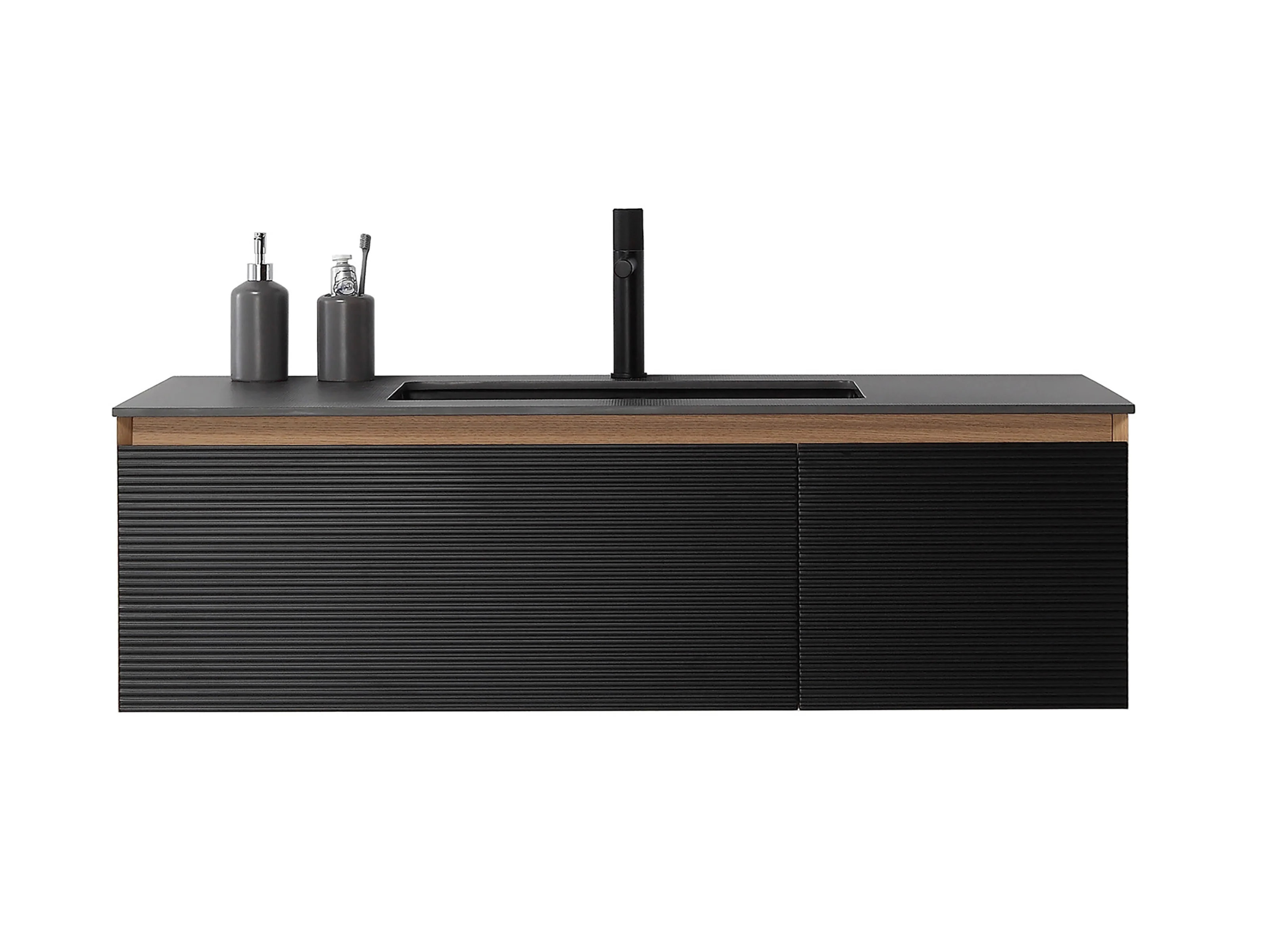 AllModern Diella 47.24'' Single Bathroom Vanity with Stone Top & Reviews Wayfair