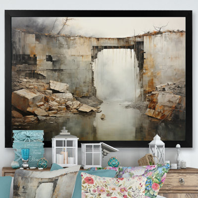 Impression sur toile, "Minimalisme Bridge Power"